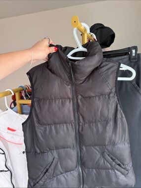 Ciso Black Quilted Puffer Vest